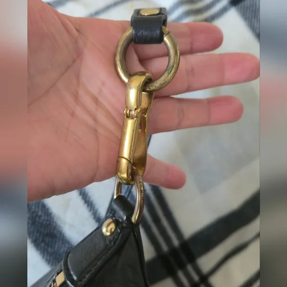 Coach Vintage  Juliette Black Leather  Bag - Picture 10 of 16